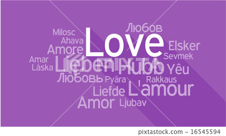 LOVE in different languages, word tag cloud LOVE in different languages, word tag cloud 16545594