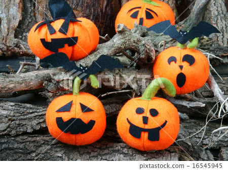 halloween background, handmade pumpkin halloween background, handmade pumpkin 16545945