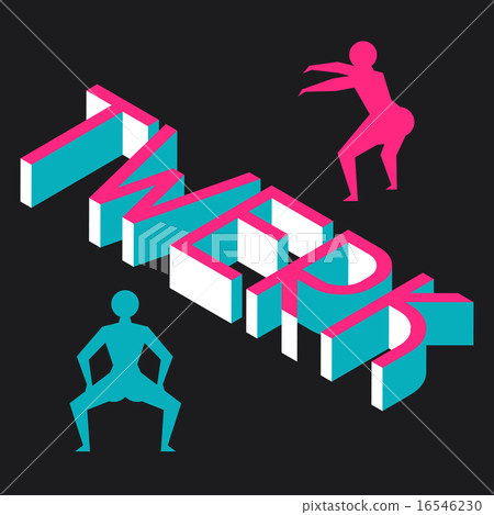 Twerk and booty dance background for dancing studio 16546230