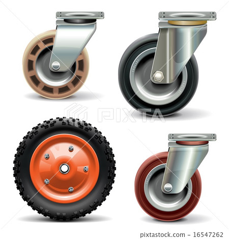 Vector Trolley Wheel Vector Trolley Wheel 16547262