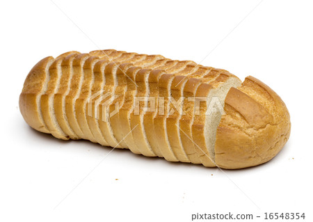 bread on the white background bread on the white background 16548354