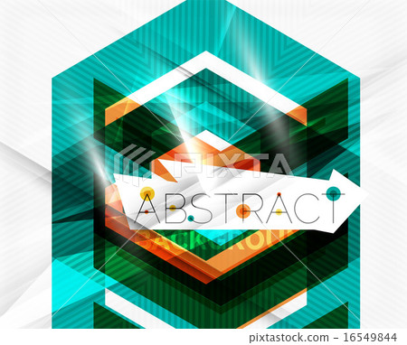 Geometric abstract background. Arrow design Geometric abstract background. Arrow design 16549844