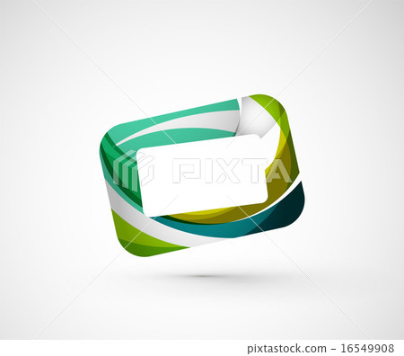 Abstract geometric company logo frame, screen 16549908