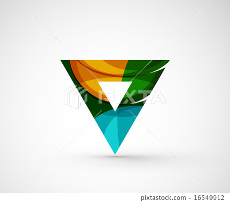 Abstract geometric company logo triangle, arrow Abstract geometric company logo triangle, arrow 16549912
