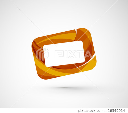 Abstract geometric company logo frame, screen 16549914