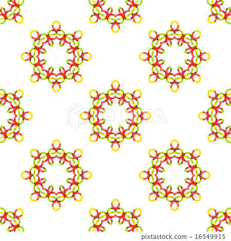 Seamless vector geometric abstract pattern. Creative round shapes made of short lines. Seamless vector geometric abstract pattern. Creative round shapes made of short lines. 16549915
