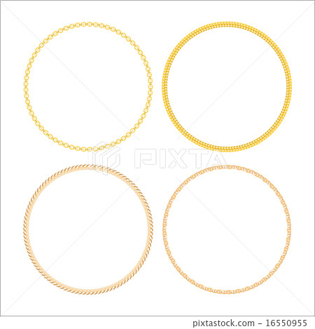 Gold Chain Jewelry. Vector Illustration Gold Chain Jewelry. Vector Illustration 16550955