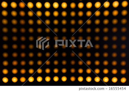 orange background of circle light bokeh blur 16555454