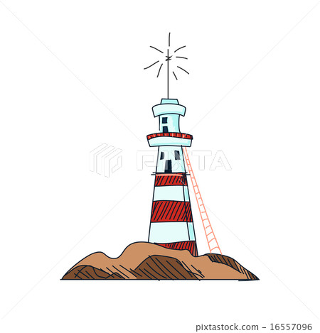 doodle lighthouse doodle lighthouse 16557096