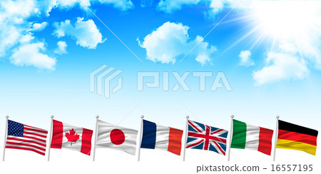G7國旗背景 G7國旗背景 16557195