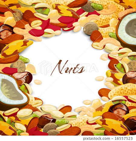 Nuts Mix Background Nuts Mix Background 16557523