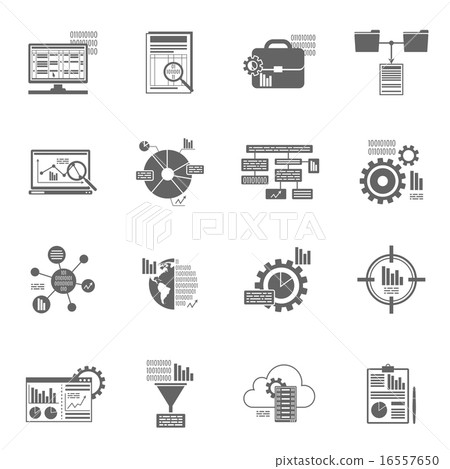 Data Analytics Icons Data Analytics Icons 16557650
