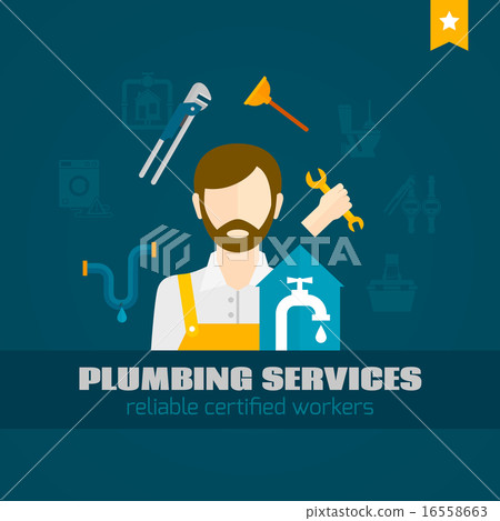 Plumber Flat Icon 16558663