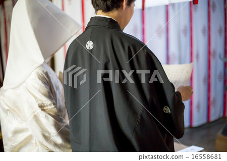 celebration of family milestones, shinto ceremony, shinto wedding 16558681