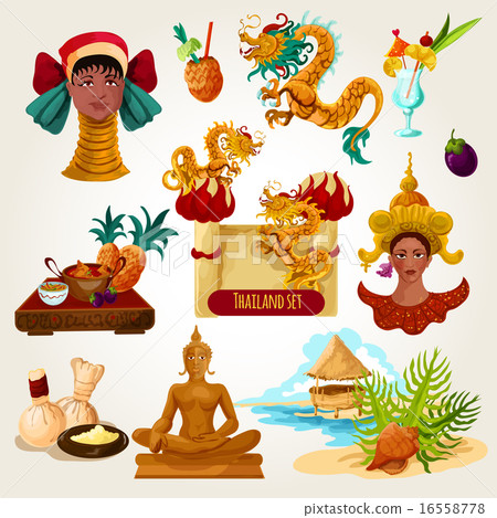 Thailand Touristic Set 16558778