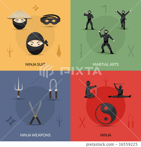 Ninja Icons Set 16559225