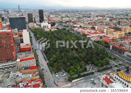 Mexico Mexico City Alameda Central viewed from Latin America Tower 16559664