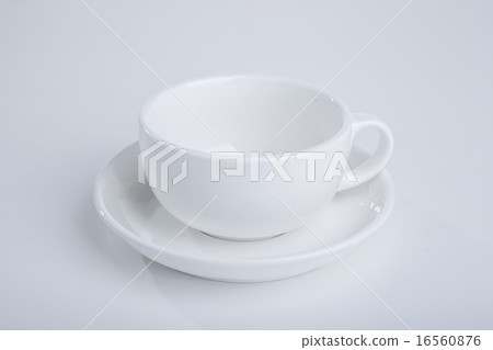 empty white tea cup 16560876