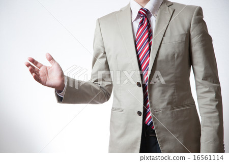 Business gesturing businessman 16561114