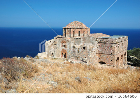Agia Sofia church,byzantine town Monemvasia,Greece 16564600