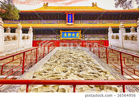 Temple of Confucius at Beijing. 16564956