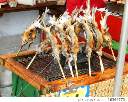 Salt-grilled salmon Salt-grilled salmon 16566773