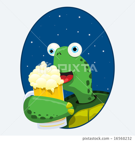 Turtle having a beer Turtle having a beer 16568232