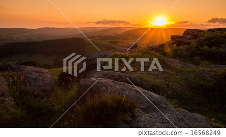Views Of The Peak District UK Sun Set 16568249
