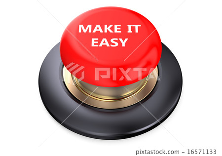 Make it easy Red button Make it easy Red button 16571133