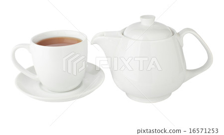 Cup of tea and teapot 16571253