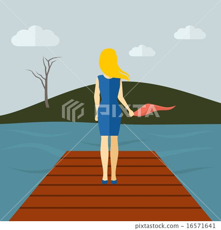 Lonely Girl Flat 16571641