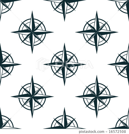 Seamless pattern with nautical compasses Seamless pattern with nautical compasses 16572508