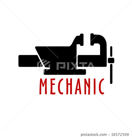 Bench vice with open jaws 16572509