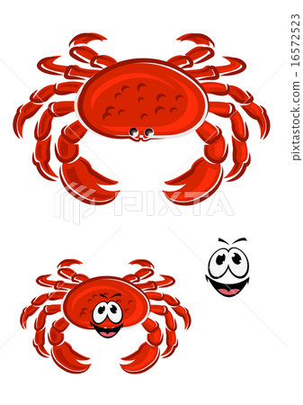 Red crab animal cartoon character Red crab animal cartoon character 16572523