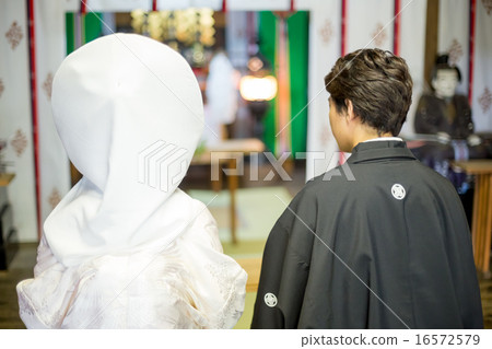 ceremony, household shrine, back view 16572579