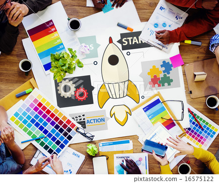 Startup Innovation Planning Ideas Team Success Concept 16575122