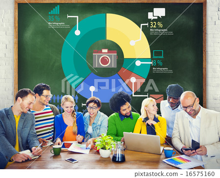 Analysis Analytic Marketing Sharing Graph Diagram Concept 16575160