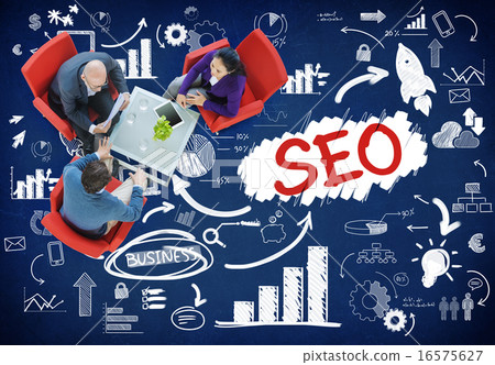 Search Engine Optimization Business Strategy Marketing Concept 16575627