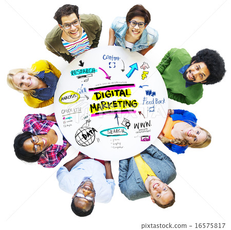 Digital Marketing Branding Strategy Online Media Concept 16575817