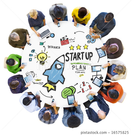 Start Up Business Launch Success People Technology Concept 16575825