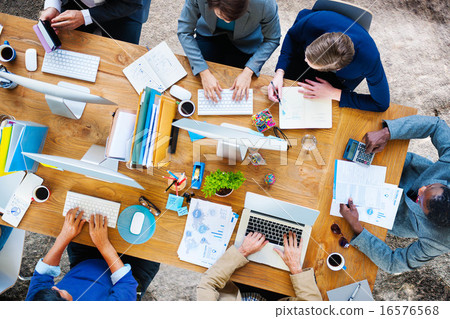 Business People Working Office Corporate Team Concept 16576568