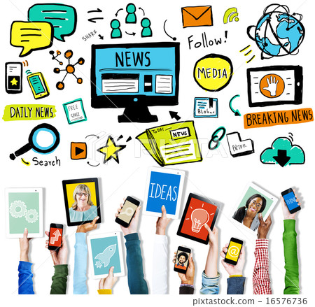 News Article Advertisement Publication Media Journalism Concept 16576736
