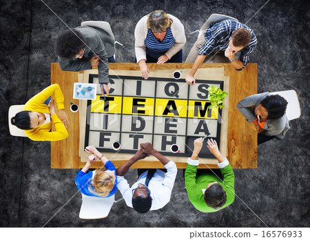 Team Puzzle Problem Solving Corporate Connection Concept Team Puzzle Problem Solving Corporate Connection Concept 16576933