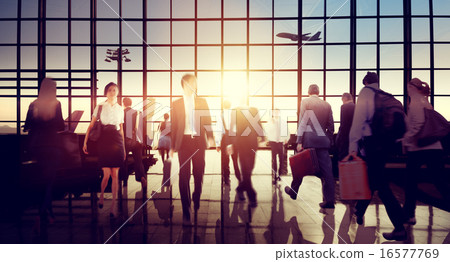 International Airport Terminal Travel Business Trip Concept 16577769
