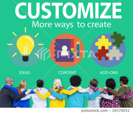 Customize Ideas Identity Individuality Innovation Personalize Co 16578052