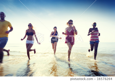 Friendship Freedom Beach Summer Holiday Concept 16578264