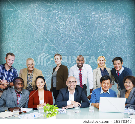 Stock Photo: Adult Group of People Occupation Smiling Concept