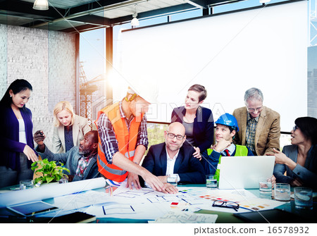 Business People Office Working Discussion Team Concept 16578932