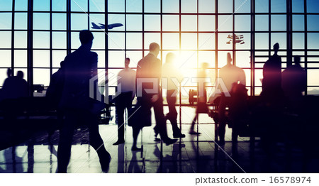 International Airport Terminal Travel Business Trip Concept 16578974