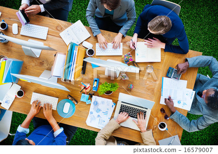Business People Working Office Corporate Team Concept 16579007